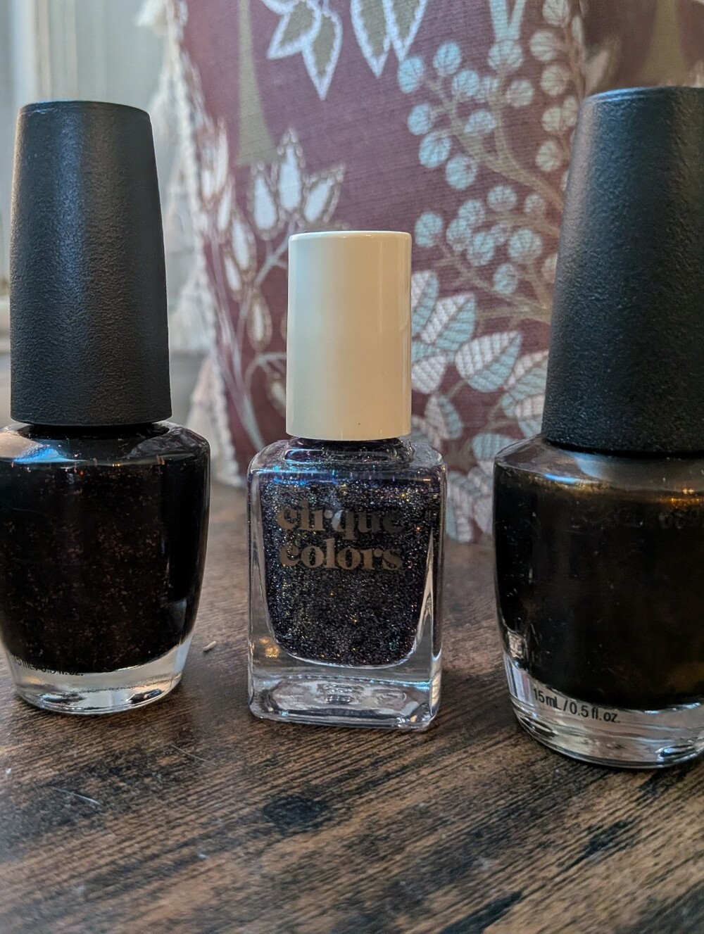 Cirque Colors - Beladonna & OPI - Grunge Queen & Band Tease